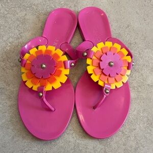 Jack Rogers Pink and Yellow Sandals